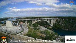 Skradin, řeka Krka, most A1