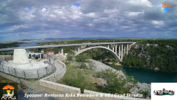 Skradin, řeka Krka, most A1
