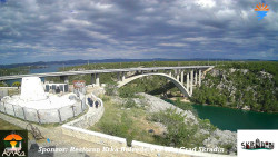 Skradin, řeka Krka, most A1