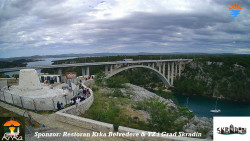 Skradin, řeka Krka, most A1