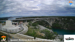 Skradin, řeka Krka, most A1