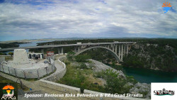 Skradin, řeka Krka, most A1