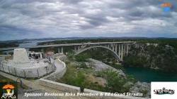 Skradin, řeka Krka, most A1