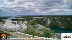 Skradin, řeka Krka, most A1