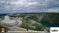 Skradin, řeka Krka, most A1