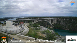 Skradin, řeka Krka, most A1