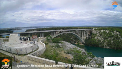 Skradin, řeka Krka, most A1