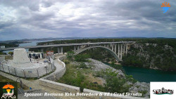 Skradin, řeka Krka, most A1