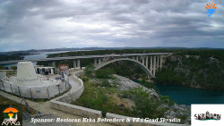 Skradin, řeka Krka, most A1