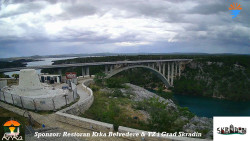 Skradin, řeka Krka, most A1