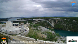 Skradin, řeka Krka, most A1