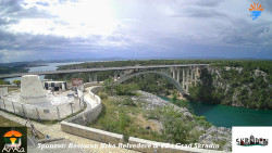 Skradin, řeka Krka, most A1