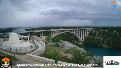 Skradin, řeka Krka, most A1