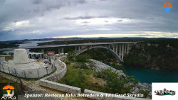 Skradin, řeka Krka, most A1