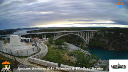 Skradin, řeka Krka, most A1