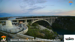 Skradin, řeka Krka, most A1