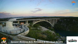 Skradin, řeka Krka, most A1