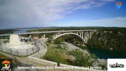 Skradin, řeka Krka, most A1