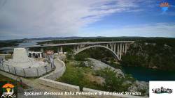Skradin, řeka Krka, most A1