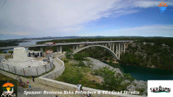 Skradin, řeka Krka, most A1