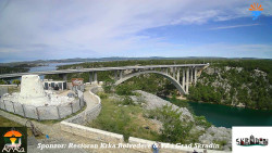 Skradin, řeka Krka, most A1