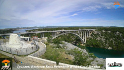 Skradin, řeka Krka, most A1