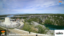 Skradin, řeka Krka, most A1
