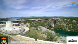 Skradin, řeka Krka, most A1