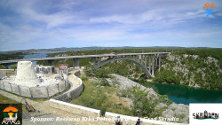 Skradin, řeka Krka, most A1