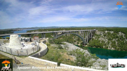 Skradin, řeka Krka, most A1