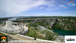 Skradin, řeka Krka, most A1