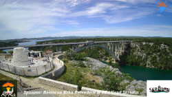 Skradin, řeka Krka, most A1