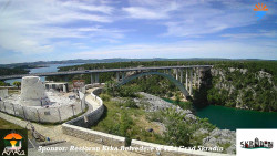 Skradin, řeka Krka, most A1