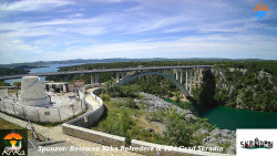Skradin, řeka Krka, most A1