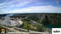 Skradin, řeka Krka, most A1
