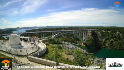 Skradin, řeka Krka, most A1