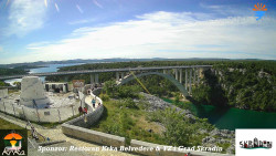Skradin, řeka Krka, most A1