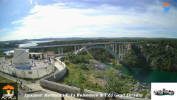 Skradin, řeka Krka, most A1