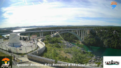 Skradin, řeka Krka, most A1