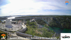 Skradin, řeka Krka, most A1