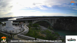 Skradin, řeka Krka, most A1
