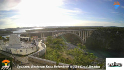 Skradin, řeka Krka, most A1
