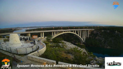 Skradin, řeka Krka, most A1