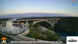 Skradin, řeka Krka, most A1