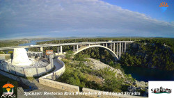 Skradin, řeka Krka, most A1