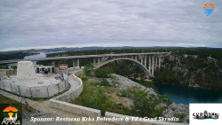 Skradin, řeka Krka, most A1