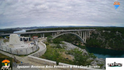 Skradin, řeka Krka, most A1
