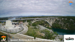 Skradin, řeka Krka, most A1