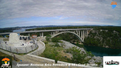 Skradin, řeka Krka, most A1