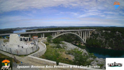 Skradin, řeka Krka, most A1